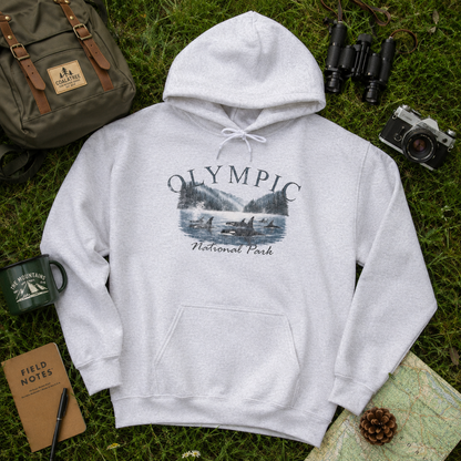 Olympic National Park Orca Hoodie