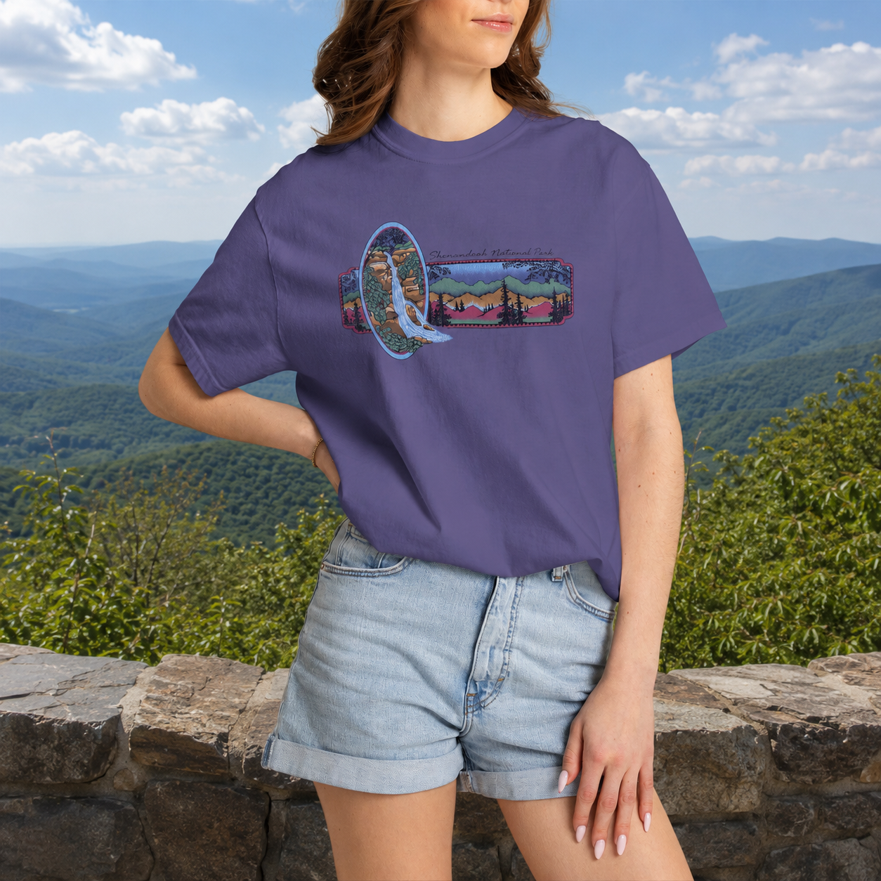 Shenandoah National Park Waterfall Tee