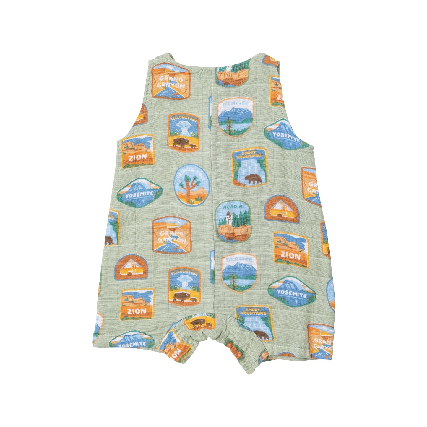 National Park Patches Shortie Romper