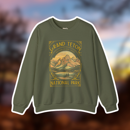 Grand Teton National Park 1929 Crewneck