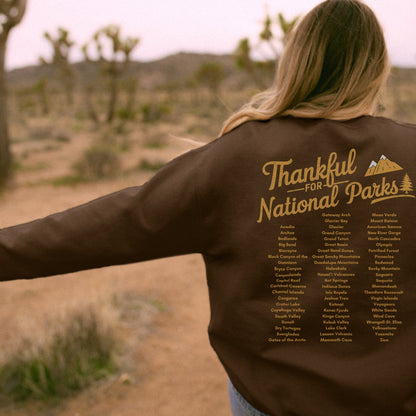 Thankful for National Parks Crewneck