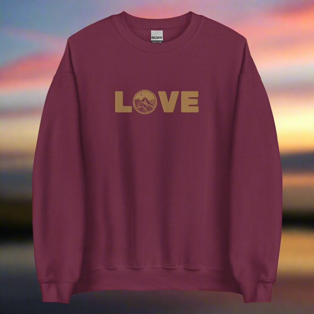 LOVE National Parks Embroidered Crewneck