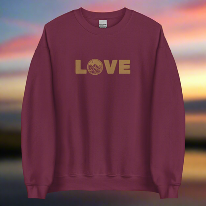 LOVE National Parks Embroidered Crewneck