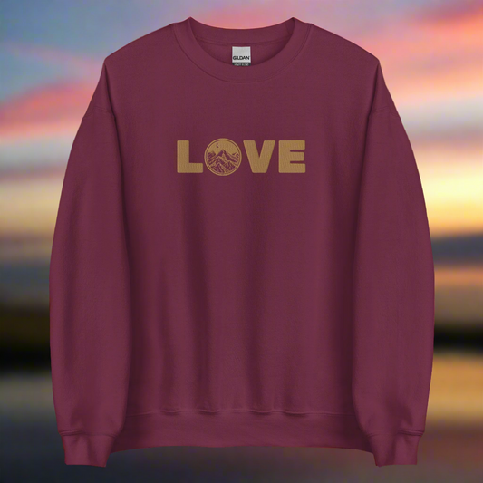 LOVE National Parks Embroidered Crewneck