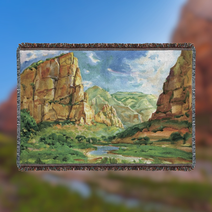 Zion National Park Woven Blanket