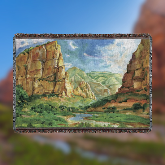 Zion National Park Woven Blanket