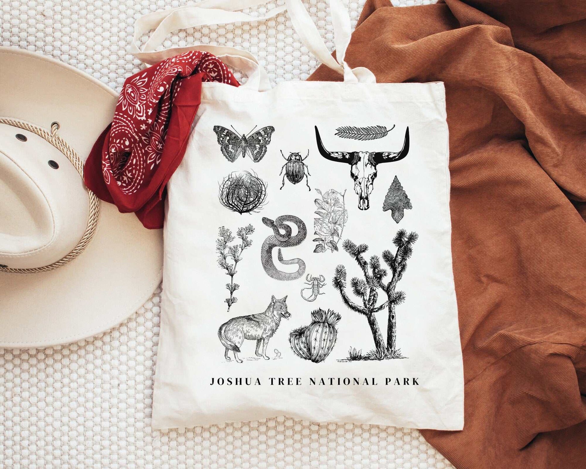 Native to Joshua Tree National Park Ecology Tote Bag