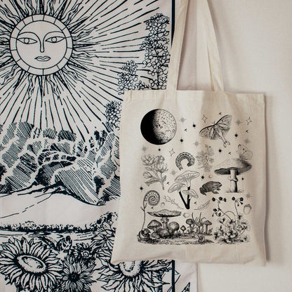 Mushroom Forest Tote Bag