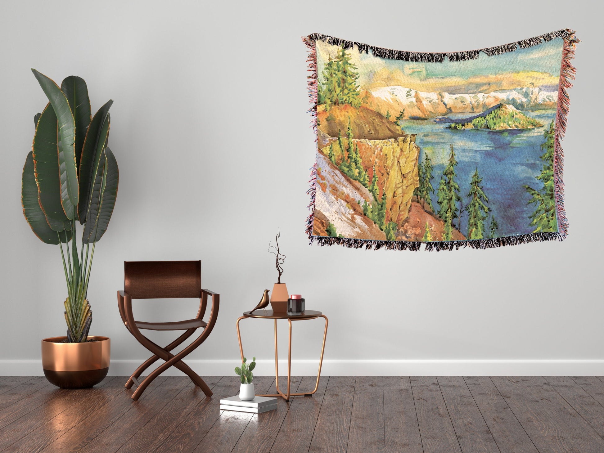Crater Lake National Park Woven Blanket