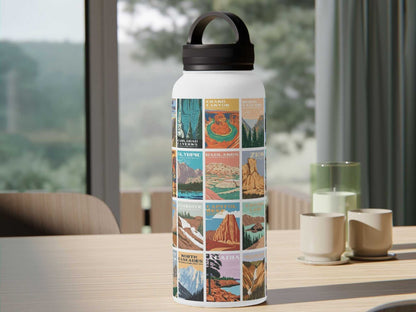 National Park Water BottleCelebrate your favorite national treasures everyday with this 32 oz insulated water bottle.
Perfect for road trips, camping, backpacking, and everyday use!
Capacity: