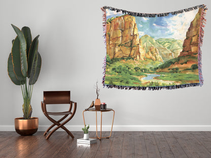 Zion National Park Woven Blanket