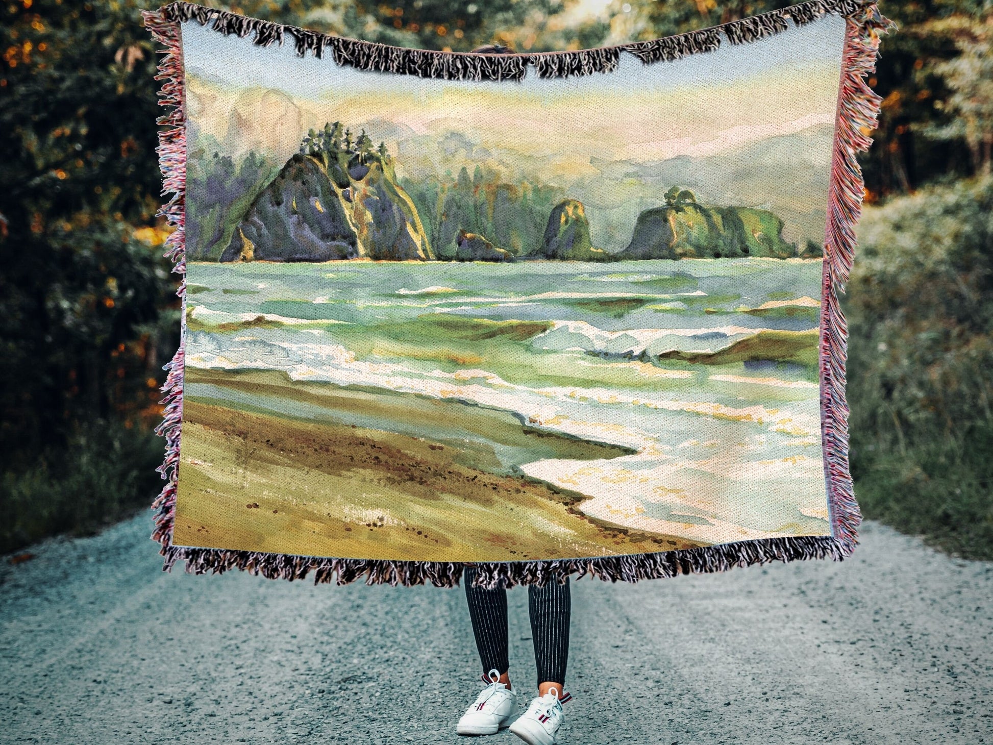 Olympic National Park Woven Blanket