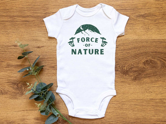 Force of Nature Baby Onesie